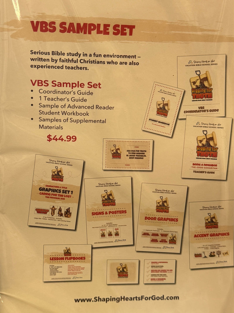 SH VBS Sample Kit 4 - Digging for Truth: Studies from Jesus' Parables