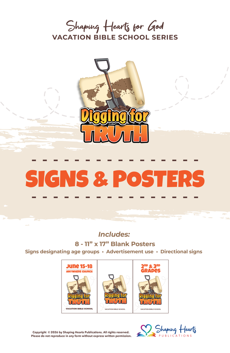Digging for Truth Signs and Posters
