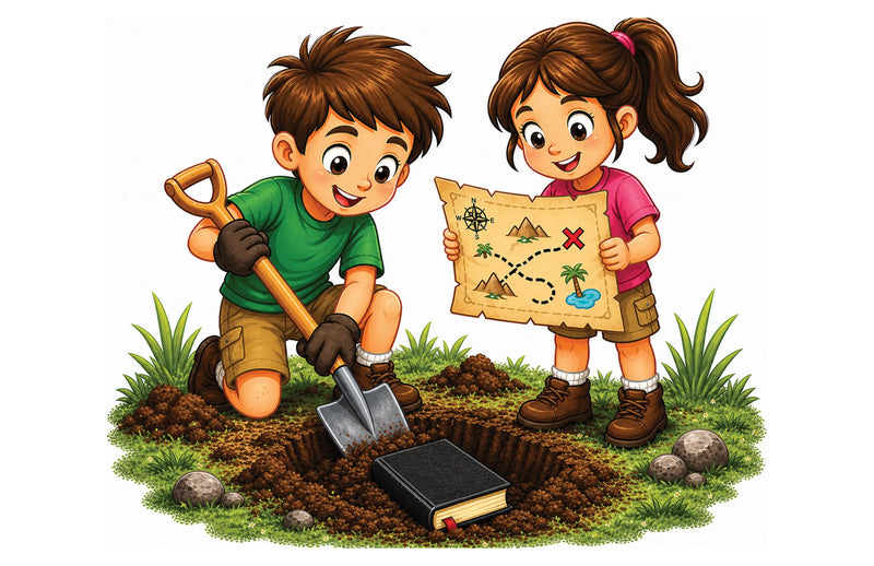 Digging for Truth Accent Graphics