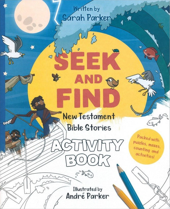 Seek and Find New Testament Bible Stories Activity Book