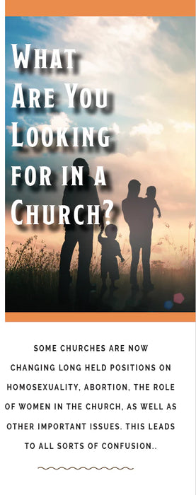 What Are You Looking for in a Church?