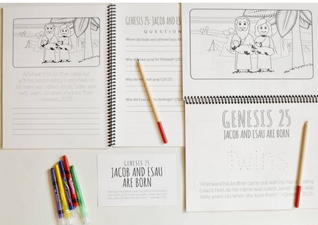 Creation To Revelation: Mommy & Me Glean Together Workbooks: Genesis