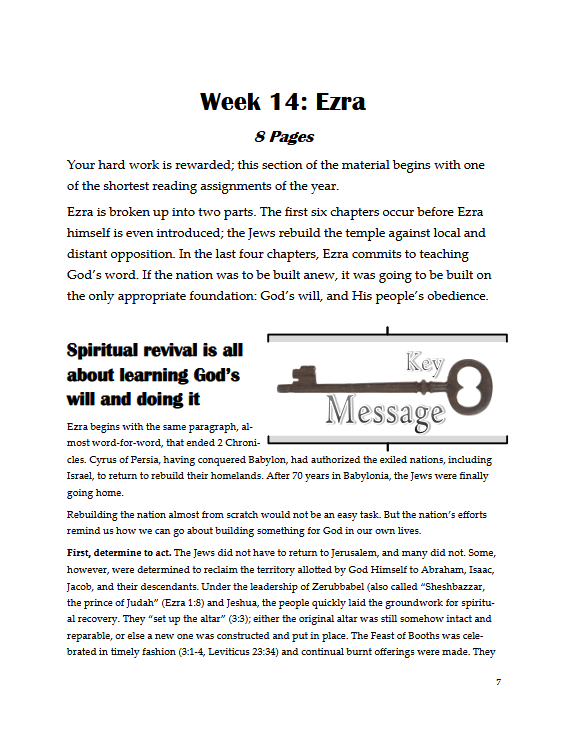 Twenty Pages a Week: Vol. 2 - The Writings (Ezra - Song of Solomon)