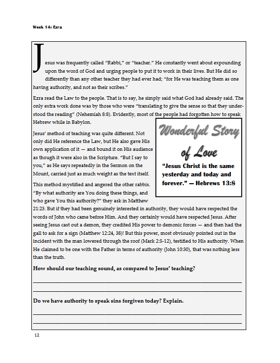 Twenty Pages a Week: Vol. 2 - The Writings (Ezra - Song of Solomon)
