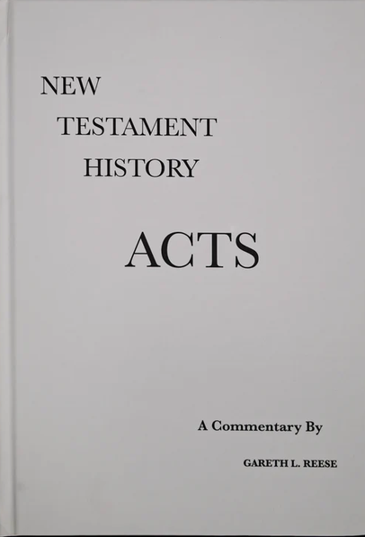 Reese N.T. History - Acts