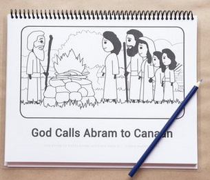 Creation To Revelation: History Pack 2: Abraham & Isaac Mini Coloring Book