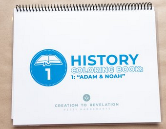 Creation To Revelation: History Pack 1: Adam & Noah Mini Coloring Book