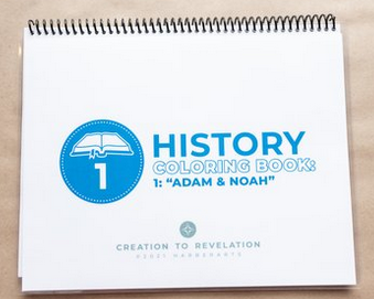 Creation To Revelation: History Pack 1: Adam & Noah Full Size Coloring Book (os)