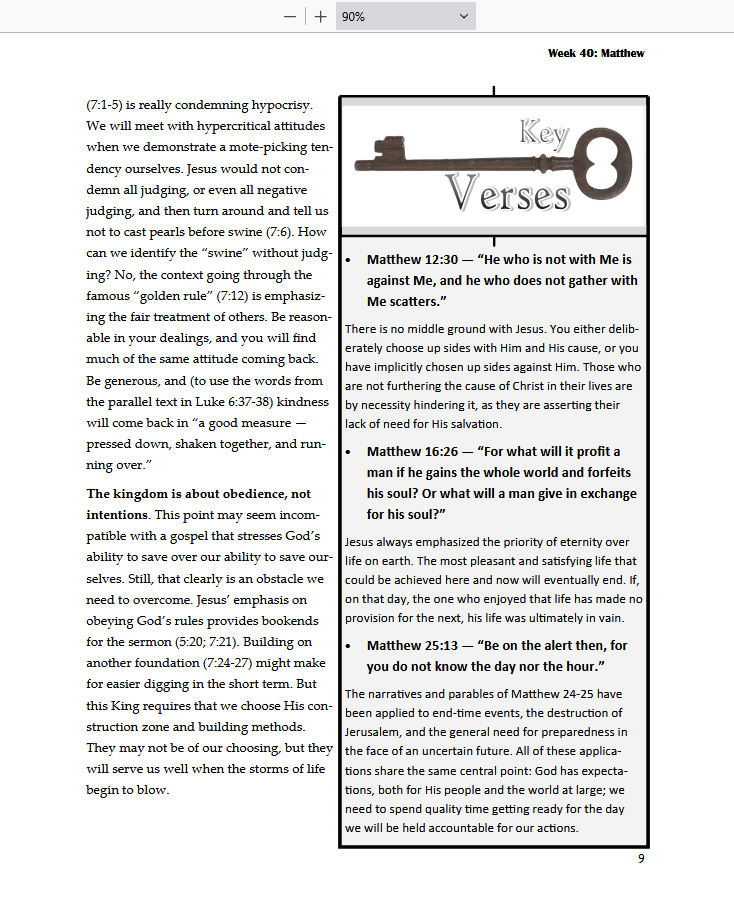 Twenty Pages a Week: Vol. 4 - The Gospel (Matthew-Revelation)
