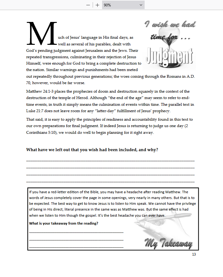 Twenty Pages a Week: Vol. 4 - The Gospel (Matthew-Revelation)