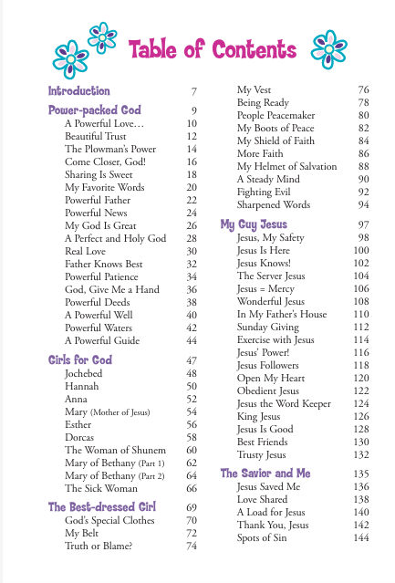 God and Me! V. 2 Devotions for Girls  Ages 6-9