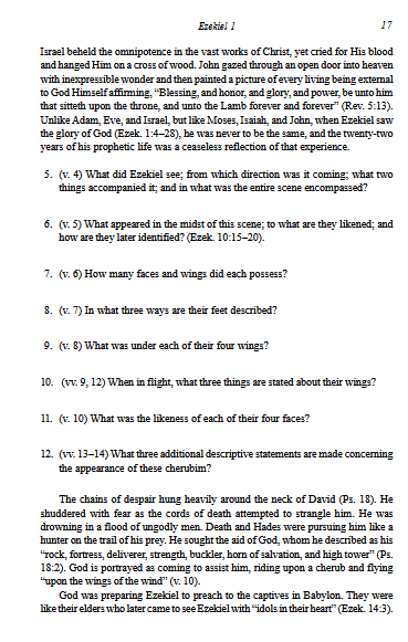The Man of Chebar: A Study of Ezekiel
