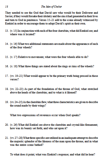 The Man of Chebar: A Study of Ezekiel