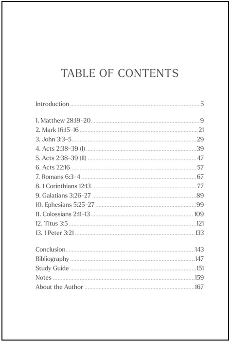 Baptism: A Biblical Study