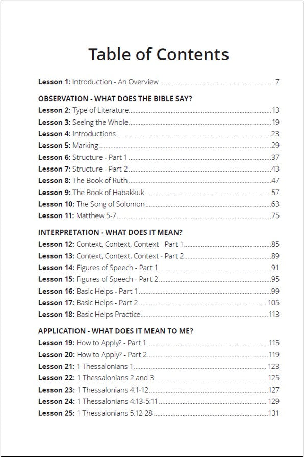 How to Study the Bible
