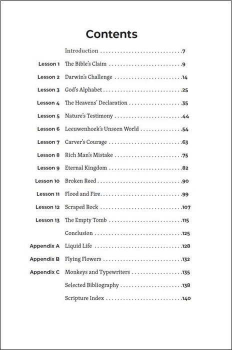The Christian And Creation - A Workbook On Bible Evidences and Apologetics - Downloadable Congregation Use