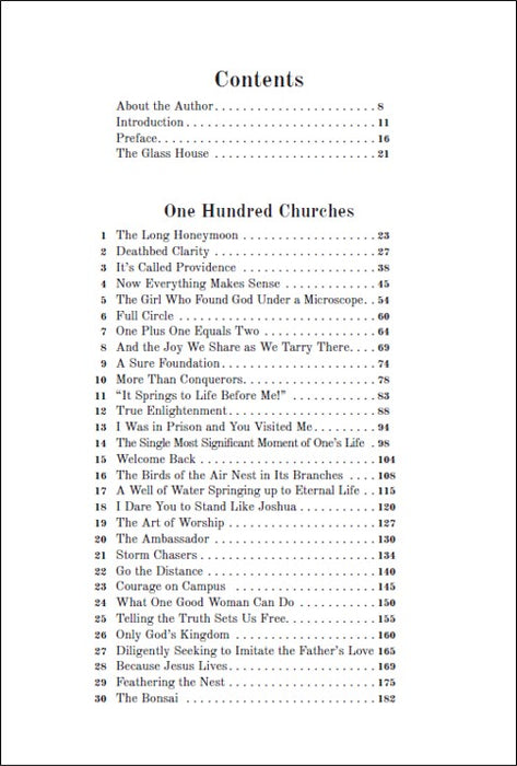 one hundred churches Downloadable Single User PDF