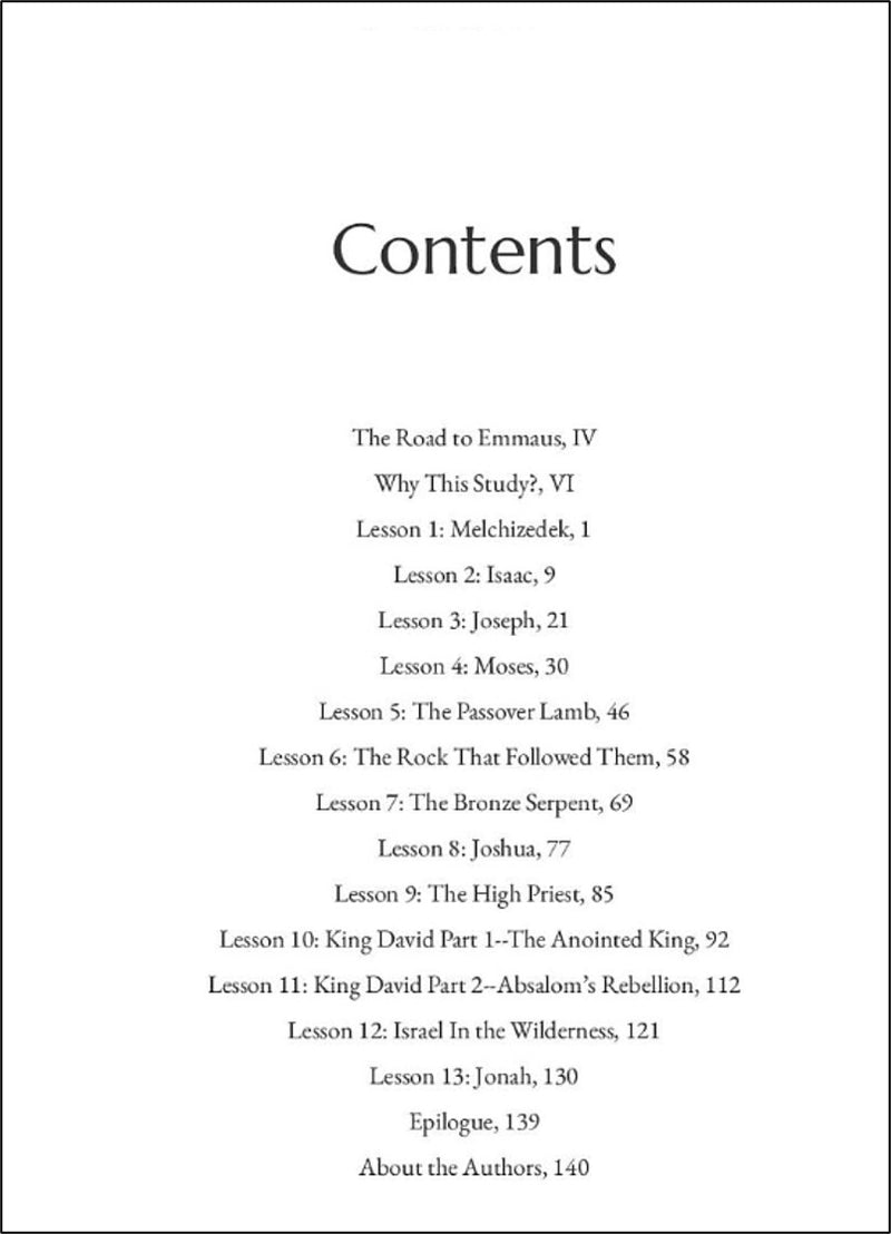 On The Road to Emmaus: Discovering Christ and the Church in the OT