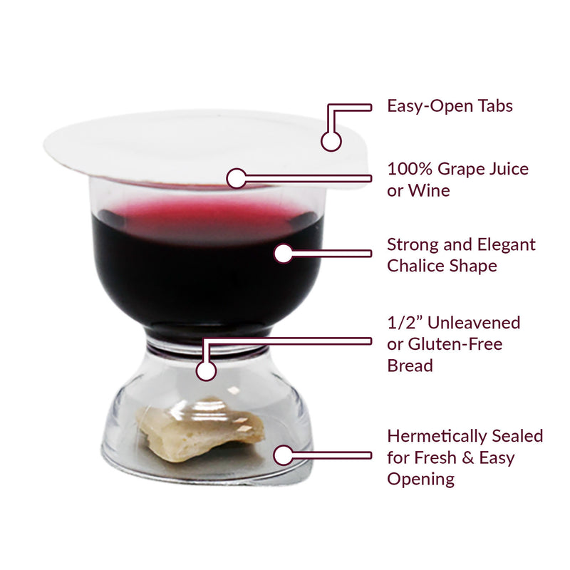 World Communion Cups Bagged 25 Count Gluten-Free (Chalice)