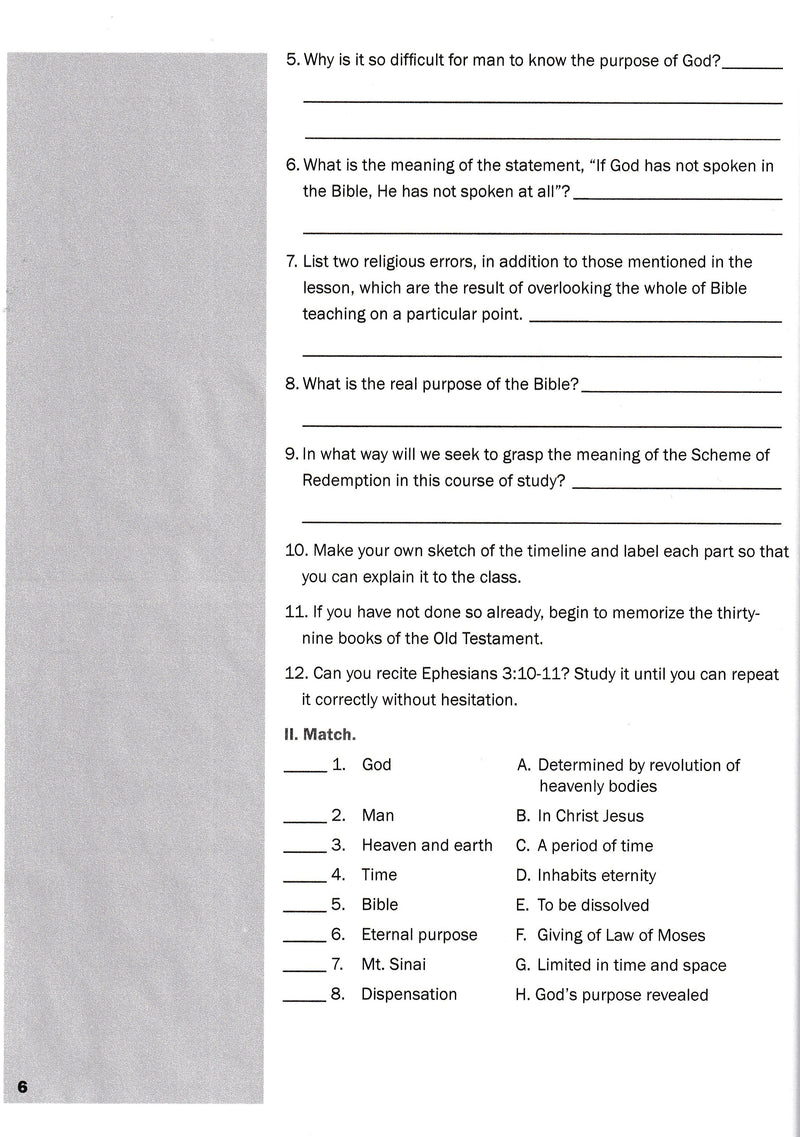 The Scheme of Redemption, Part 1 (Word in the Heart, 10:3)