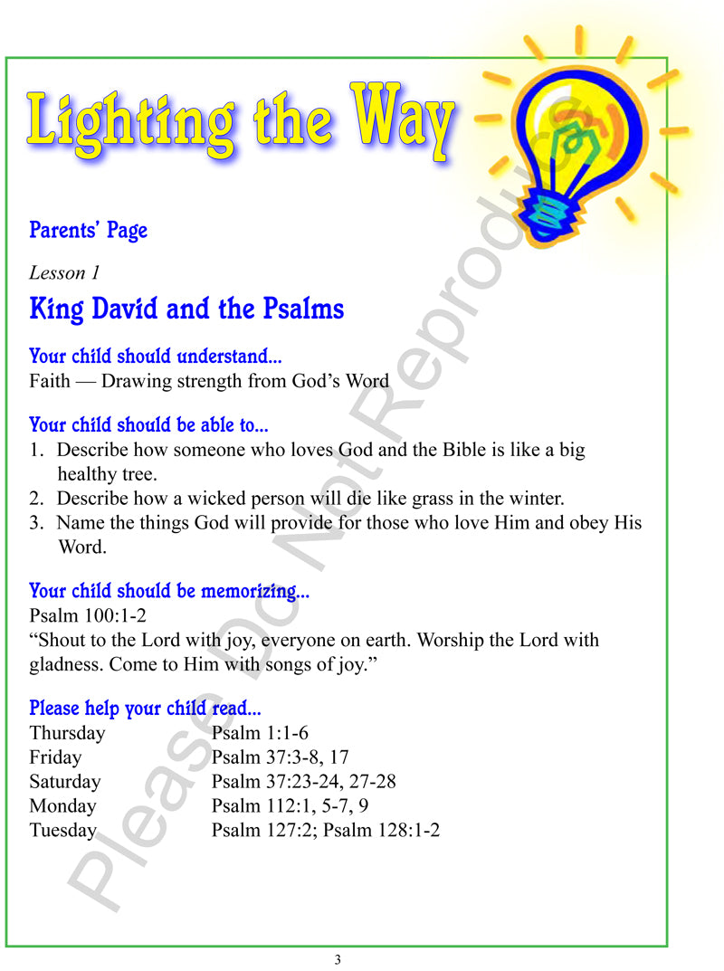 Lighting The Way - Job to Song of Solomon