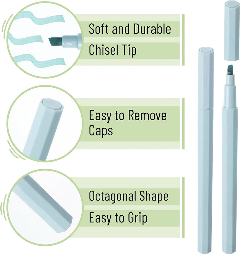 Mr. Pen Aesthetic Highlighter Set (Skinny) (os)