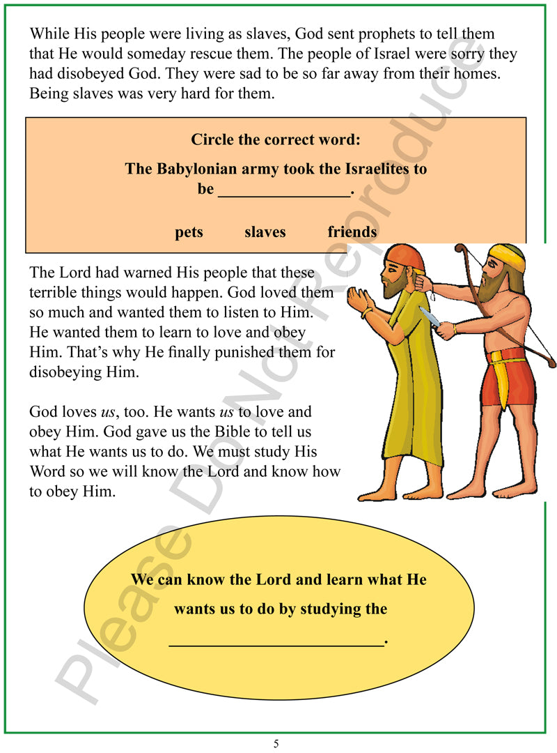 Building Your Life For God - Ezra, Nehemiah, Esther, Daniel, Ezekiel, Haggai, & Malachi
