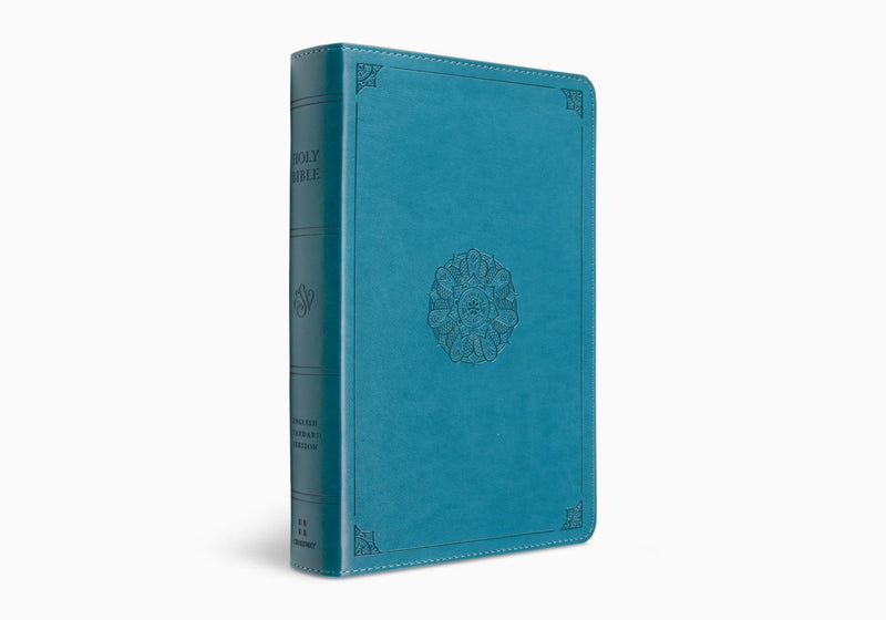 ESV Large Print Personal Size Bible Teal TruTone