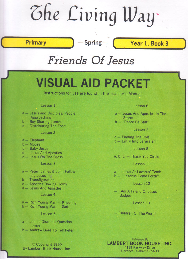 Primary 1:3 - Friends of Jesus
