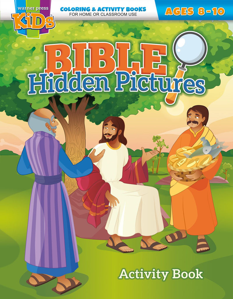 Bible Hidden Picture Coloring Activity Book Ages 8-10
