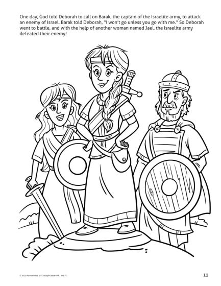 Bible Superheroes Coloring Book Ages 5-7