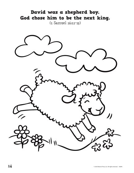 Bible Stories Coloring Book Ages 2-4