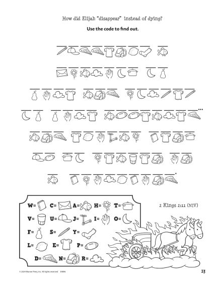 Extraordinary Disappearing Acts in the Bible Activity Book Ages 8-10