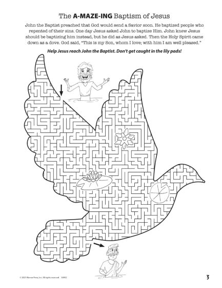 Jesus Is A-Maze-Ing Coloring & Activity Book Ages 8-10