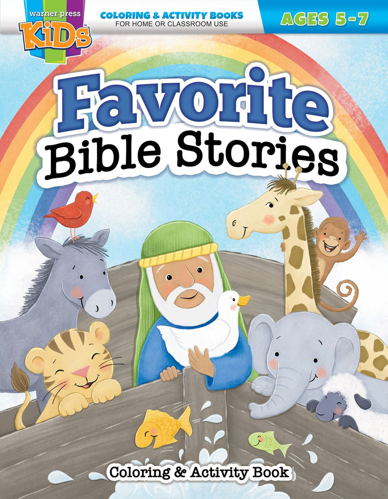 Favorite Bible Stories Coloring & Activity Book Ages 5-7