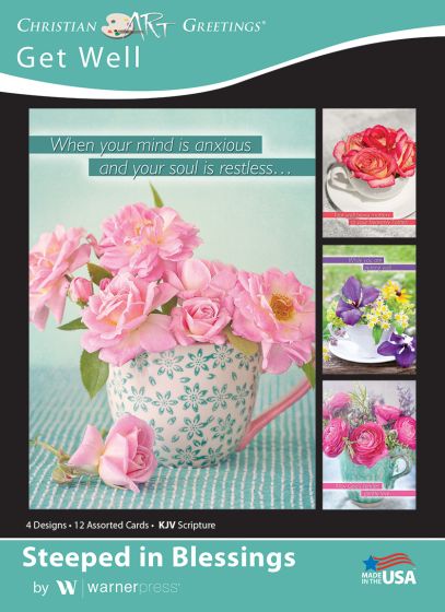 Boxed Cards - Steeped in Blessings - Get Well (os)