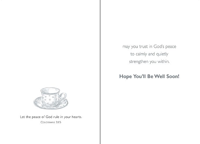Boxed Cards - Steeped in Blessings - Get Well (os)