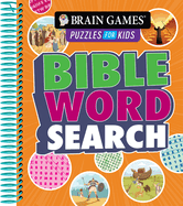 Brain Games Puzzles for Kids: Bible Word Search Ages 5-10