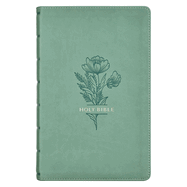 KJV Giant Print Standard Size Bible Teal Faux Leather