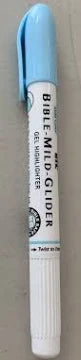 Highlighter Bible Mild Glider - Mild Blue Gel