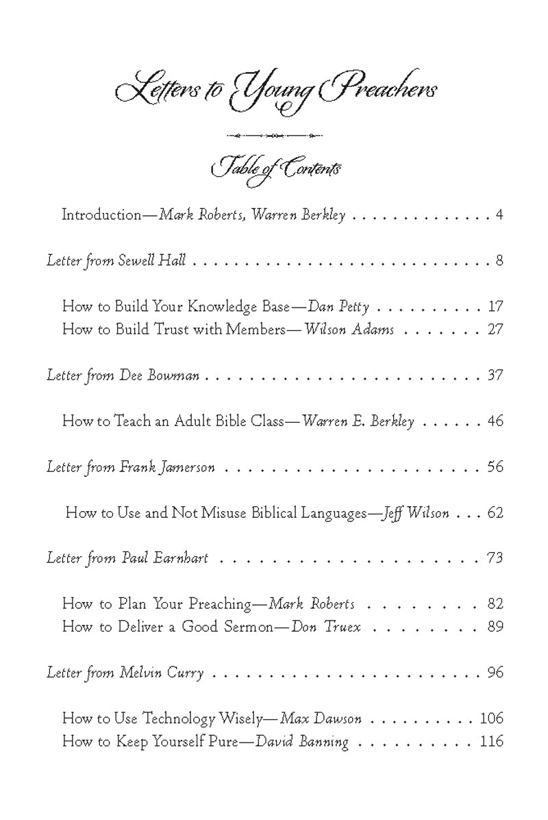 Table of Contents