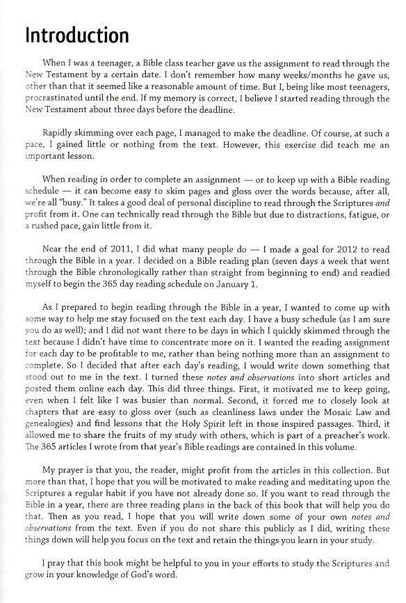 Daily Notes & Observations