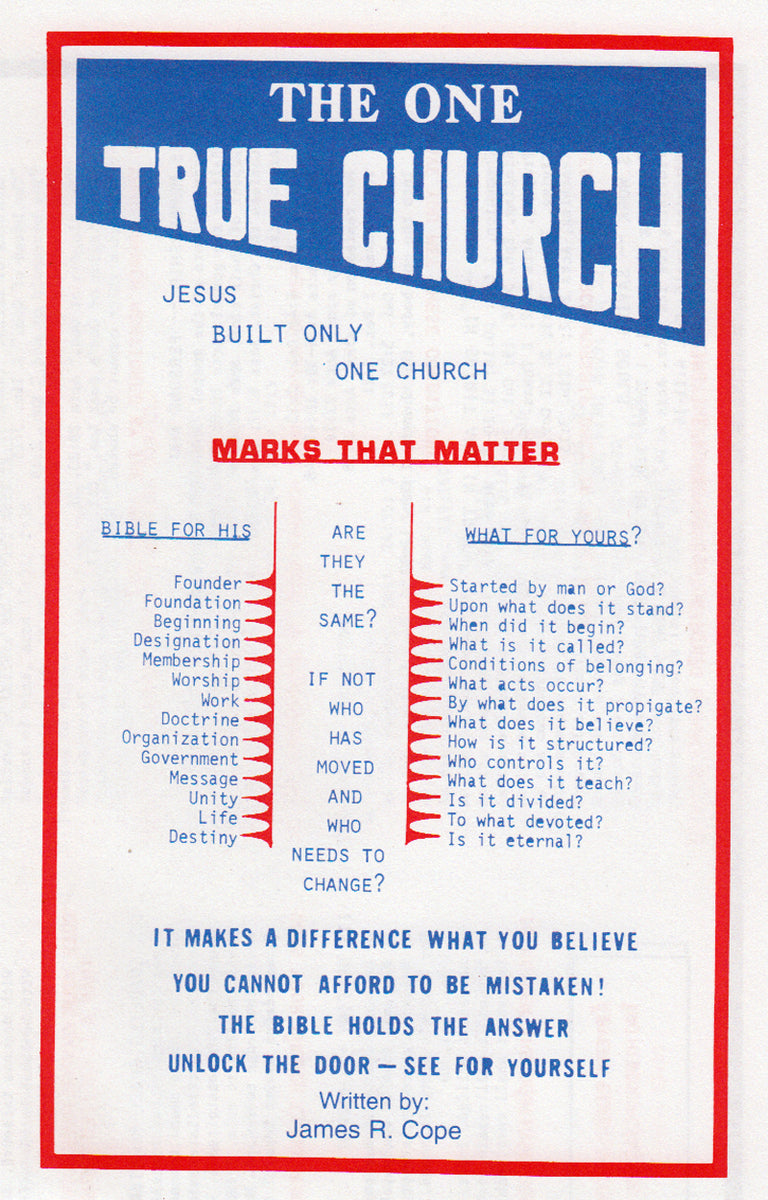One true church