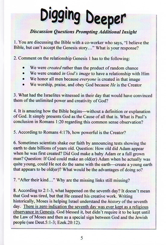 Lesson 1 Digging Deeper