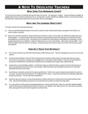 Note To Dedicated Teachers