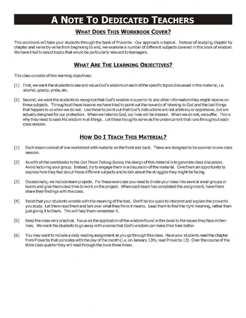 Note To Dedicated Teachers