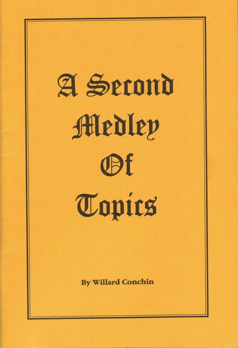 A Second Medley Of Topics