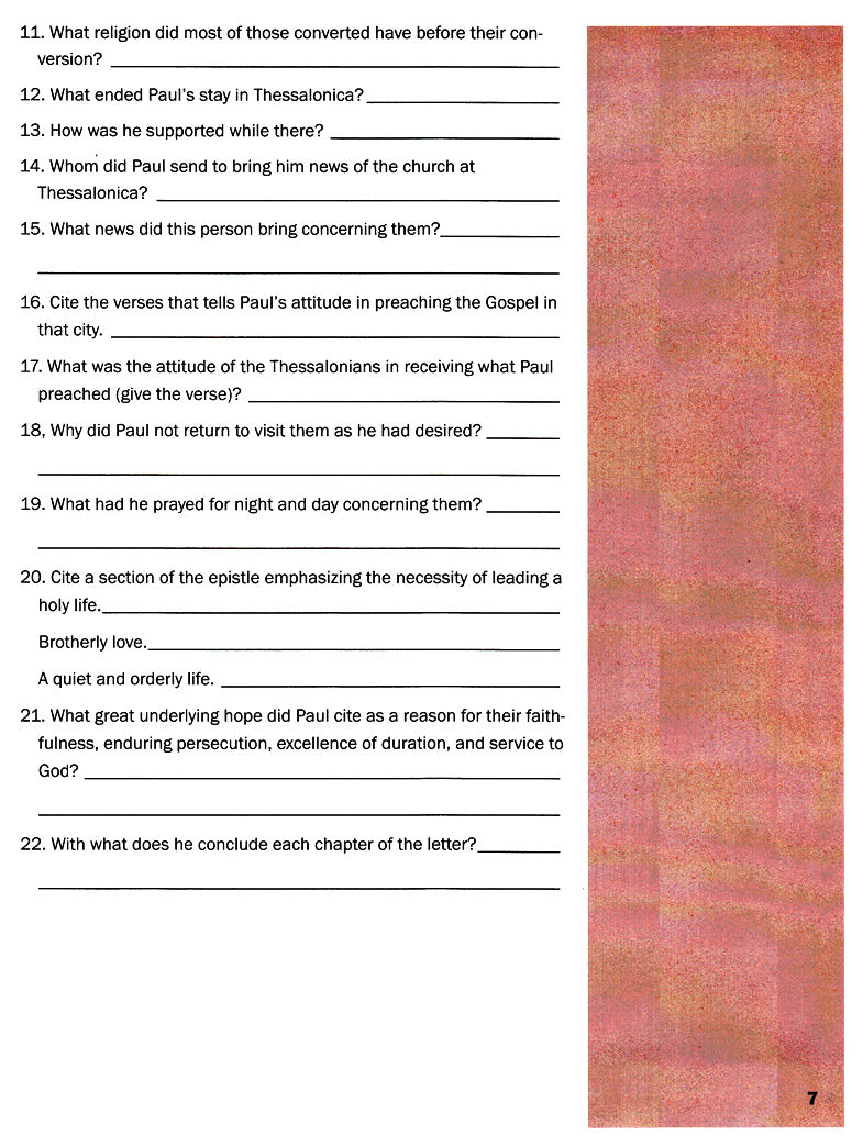 Survey of the New Testament, Part 2  (Word in the Heart, 12:2)