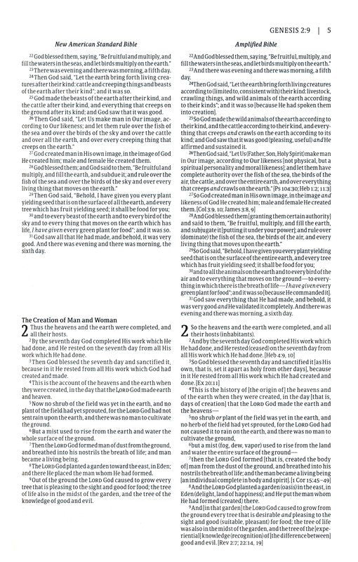 Parallel Bible NIV/KJV/NASB/Amplified Hardcover