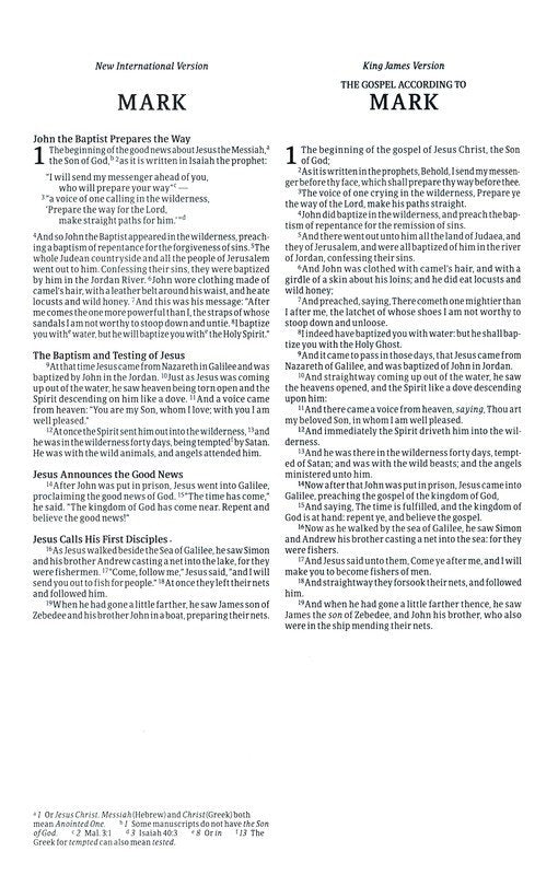 Parallel Bible NIV/KJV/NASB/Amplified Hardcover